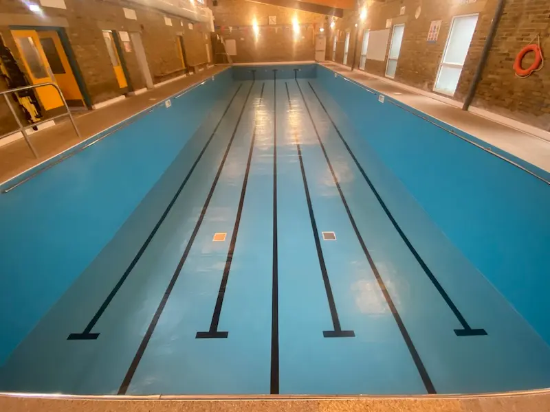 Complete with lane lines