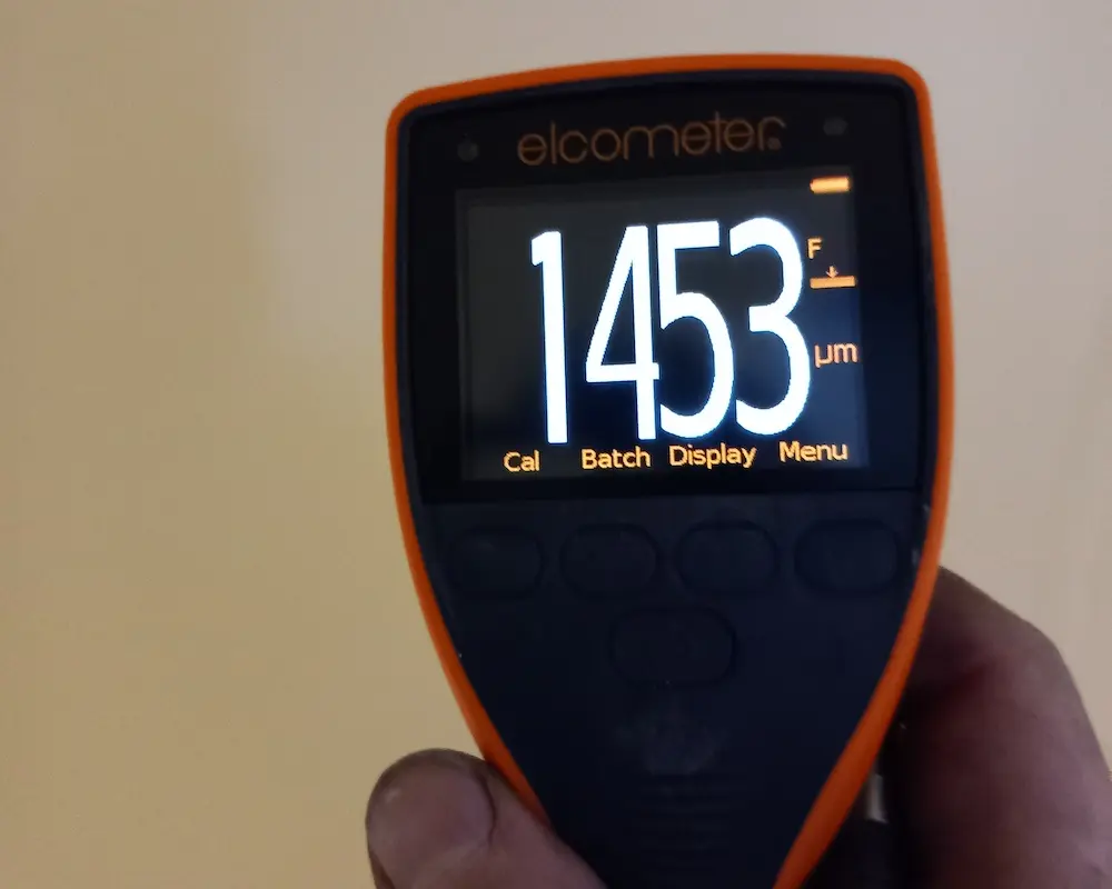Elcometer 456 dry film thickness guage