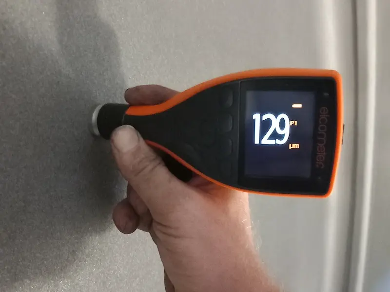 Testing surface profile
